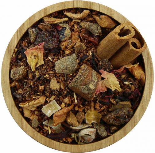 Rooibos Zimt Pflaume - Menge: 1000 g OG - Variante: ohne Teedose