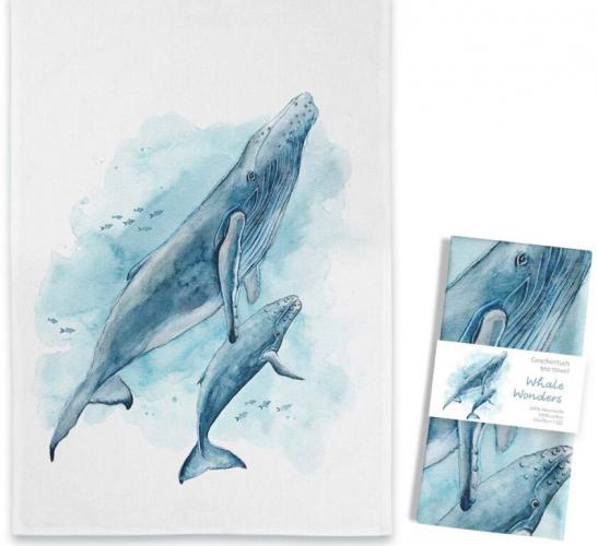 Whale Wonders Geschirrtuch