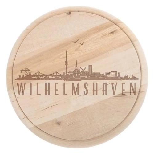 Wilhelmshaven Holzbrettchen rund