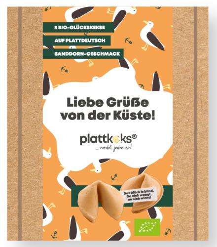 Plattkeks Sanddorn BIO Liebe Gre 8 Stck