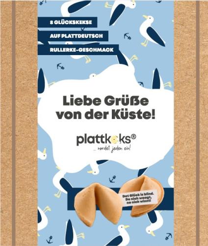 Plattkeks Ostfriesisch Liebe Gre 8 Stck