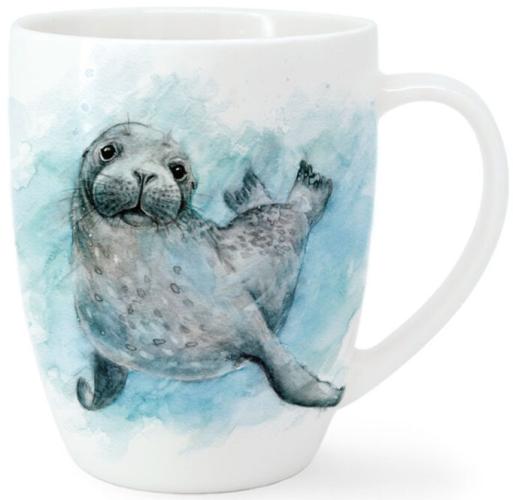 Swimming Seal Becher