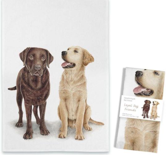 Loyal Dog Friends Geschirrtuch