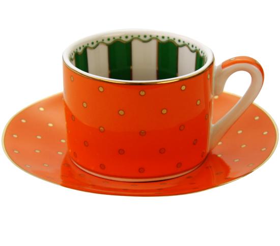 Fancy Colors Espressotasse mit Untertasse orange