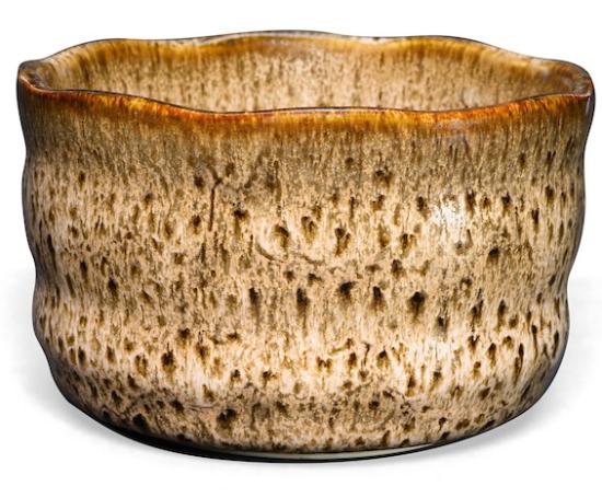 Beige-Braune Matchaschale