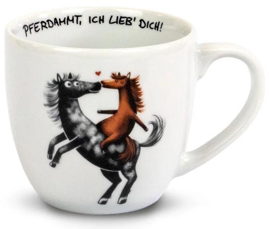Pferdammt, ich lieb dich Becher