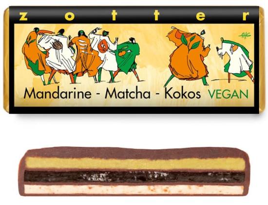 Zotter Mandarine-Matcha-Kokos