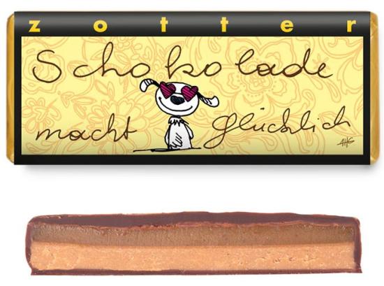 Zotter Schokolade macht gl�cklich - Salzkaramell