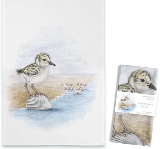 Sandpipers Shell Geschirrtuch