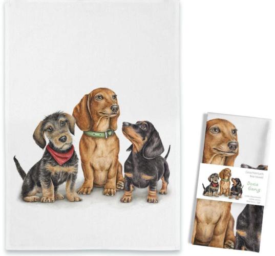 Doxie Gang Geschirrtuch