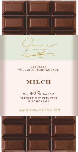 Gef�llte Schokolade - Milch & Milch