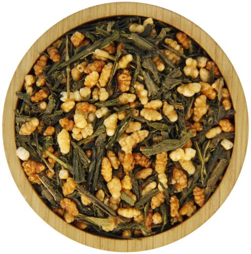 Japan Genmaicha Ponpon - Menge: 250 g - Variante: mit Teedose